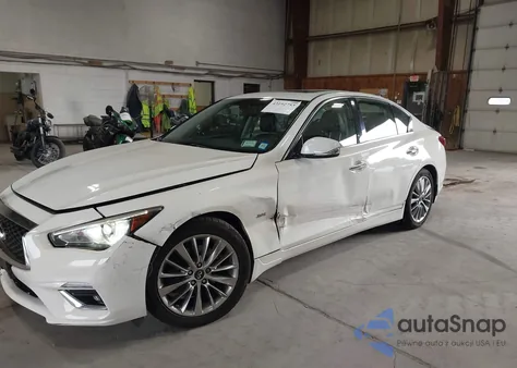 2018 Infiniti Q50 3.0T Luxe from USA, damaged, VIN JN1EV7AR8JM438405